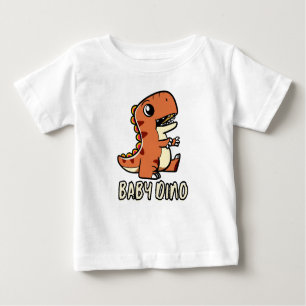 Camiseta Para Bebê Dinossauro bebê
