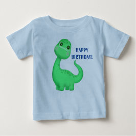 Camiseta Para Bebê Dinossauro Bonito Bebê Belo Jersey Texto Trocado T