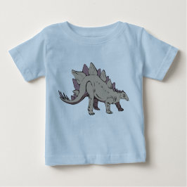 Camiseta Para Bebê dinossauro estegossauro antigo