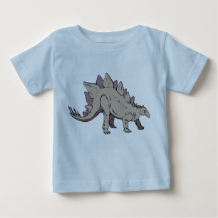 Camiseta Para Bebê dinossauro estegossauro antigo