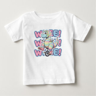 Camiseta Para Bebê Dinossauro, Rodou!!!