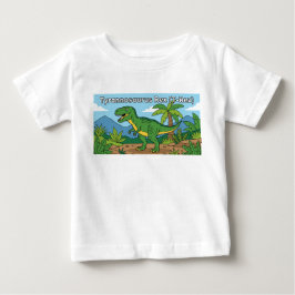 Camiseta Para Bebê dinossauro tiranossauro rex t-rex