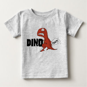 Camiseta Para Bebê DinoToot: Bebê de T-Rex