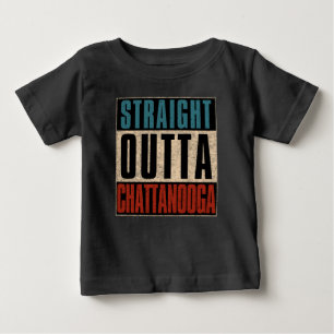 Camiseta Para Bebê Direto de Chattanooga Tennessee TN