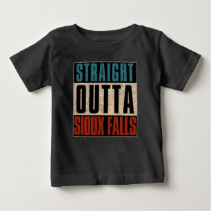 Camiseta Para Bebê Direto de Sioux Falls South Dakota SD
