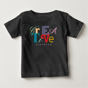 Camiseta Para Bebê DIRETOR Criativo divertido legal