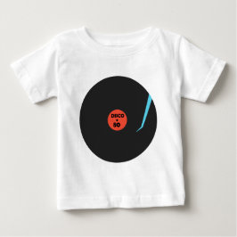 Camiseta Para Bebê Disco 80