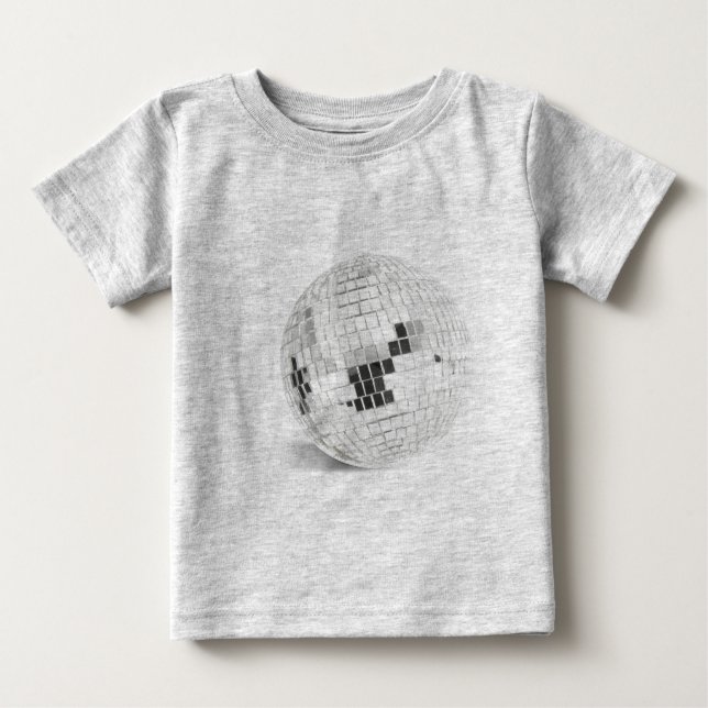 Camiseta Para Bebê Disco Ball para Todos (Frente)
