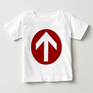 Camiseta Para Bebê Disco da seta