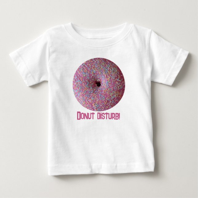 Camiseta Para Bebê Distúrbio de rosquinha! (Frente)
