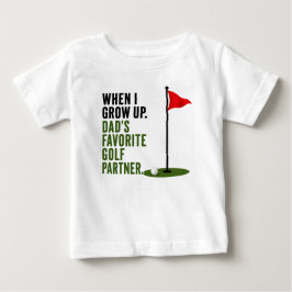 Camiseta Para Bebê Dito engraçado de golfe para bebê golfista