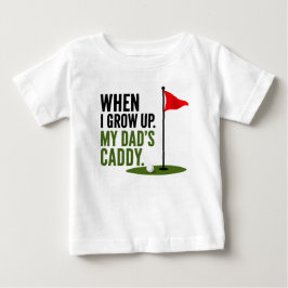 Camiseta Para Bebê Dito engraçado de golfe para bebê golfista