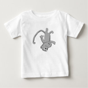 Camiseta Para Bebê Diversão de macacos