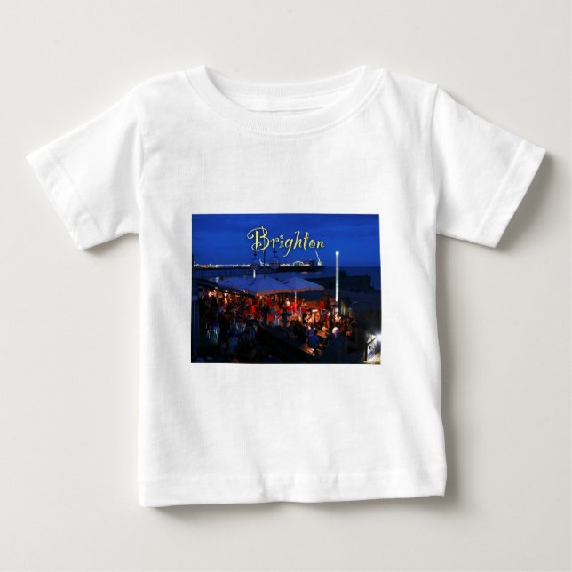 Camiseta Para Bebê Divertido em Brighton! (Frente)