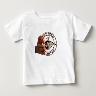 Camiseta Para Bebê Divertido Gráfico "Energizado por Café" para Bebê 