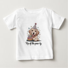 Divertido "VIP do Paw-ty" Cachorro de Aniversário