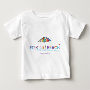 Camiseta Para Bebê Divertimento Myrtle Beach, SC