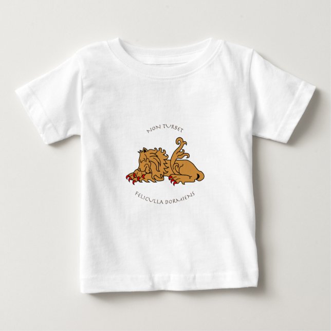 Camiseta Para Bebê Divisas e heráldica Latin (Frente)