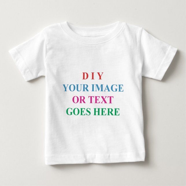 CAMISETA PARA BEBÊ DIY CRIAM SEU PRÓPRIO DESIGN (Frente)