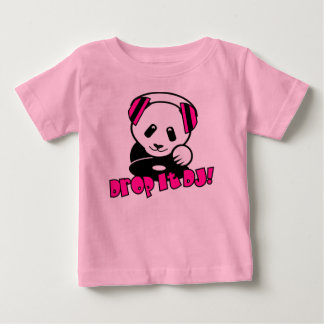 Camiseta Para Bebê DJ Panda - Largue DJ!