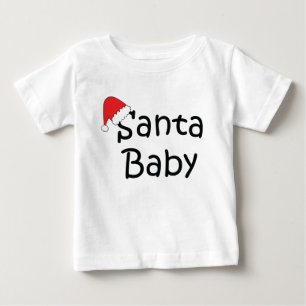 Camiseta Para Bebê Do "camisa do bebê papai noel"