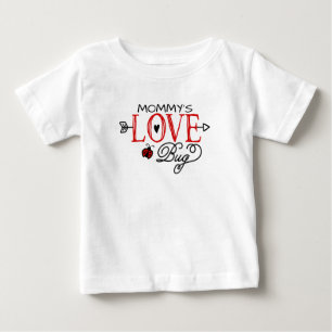 Camiseta Para Bebê Do "inseto amor" personalizado - miúdos/