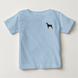 Camiseta Para Bebê Doberman
