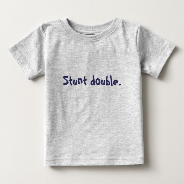 Camiseta Para Bebê Dobro do conluio (Frente)