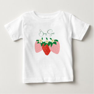 Camiseta Para Bebê Doce como Frutas