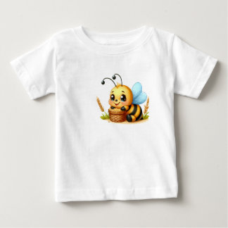 Camiseta Para Bebê Doce como uma Abelha