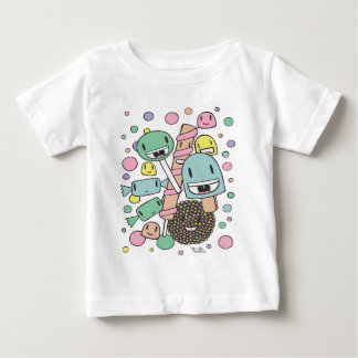 Camiseta Para Bebê Doce Doce Colírio Colírio Colírio Gotas