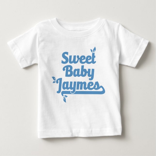 Camiseta Para Bebê Doce Jaymes Design (Frente)