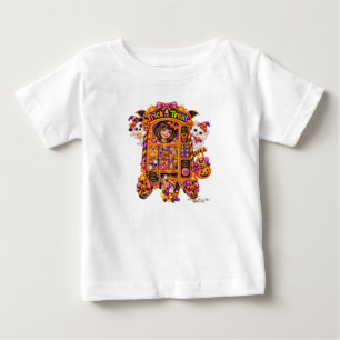 Camiseta Para Bebê Doce Máquina de Doces de Halloween para Crianças