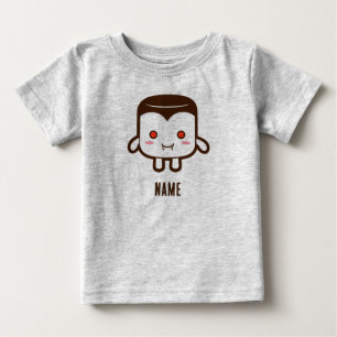 Camiseta Para Bebê Doce marshmallow de vampiro de Halloween