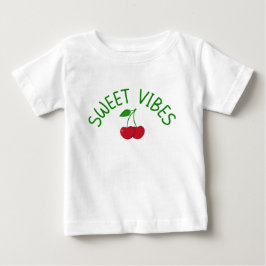 Camiseta Para Bebê Doce Vibrações