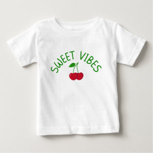 Camiseta Para Bebê Doce Vibrações