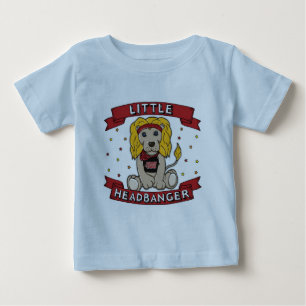 Camiseta Para Bebê Doces Jammy - "Headbanger pequeno "