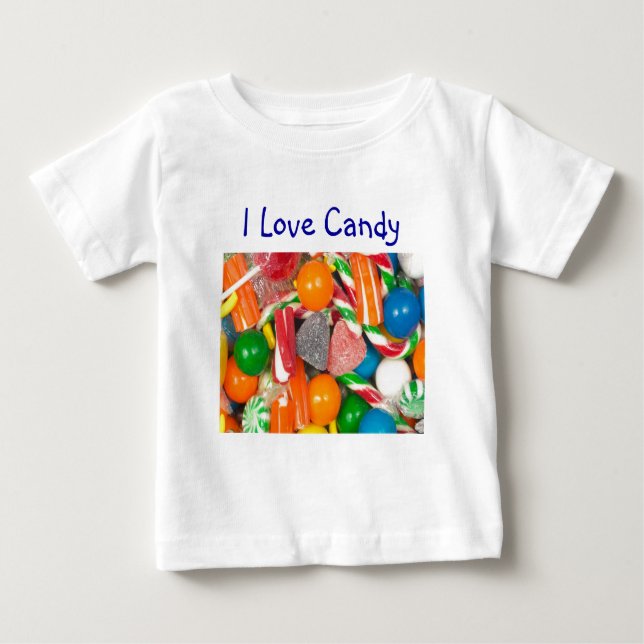Camiseta Para Bebê Doces misturados - t-shirt infantil (Frente)