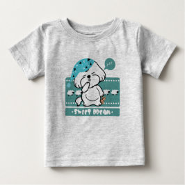 Camiseta Para Bebê Doces Sonhos