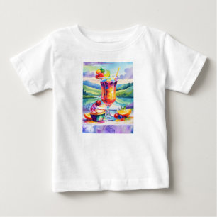 CAMISETA PARA BEBÊ DOCES TRATAMENTOS DE VERÃO