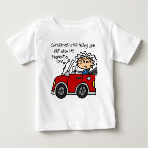 Camiseta Para Bebê Doença Humorística Do Carro