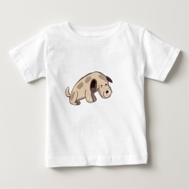Camiseta Para Bebê Dog Funny (Frente)