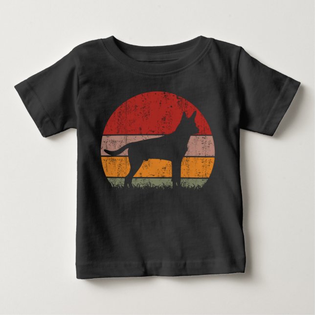 Camiseta Para Bebê Dog Kelpie - Presente Retroativo (Frente)