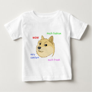 Camiseta Para Bebê Doge