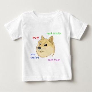 Camiseta Para Bebê Doge
