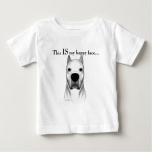 Camiseta Para Bebê Dogo Happy Face