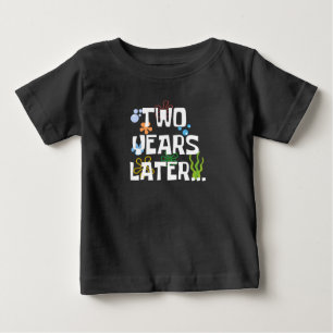 Camiseta Para Bebê Dois Anos Depois, Fiesta de Aniversário Engraçada