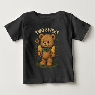 Camiseta Para Bebê DOIS DOCES - segundo aniversário T-Shirt para Todl