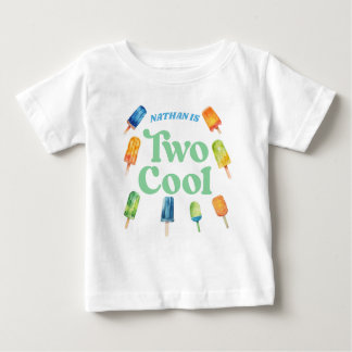 Camiseta Para Bebê Dois Legal Aniversário do Picolé