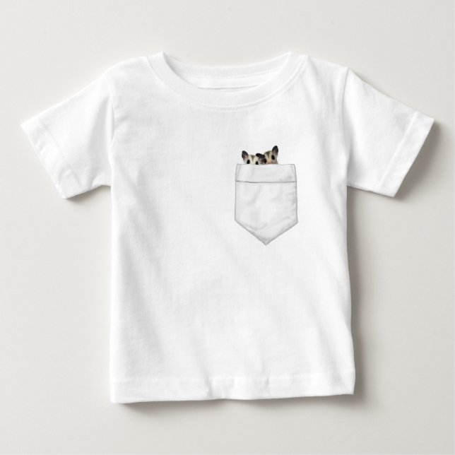 Camiseta Para Bebê Dois planadores do açúcar em seu bolso (Frente)